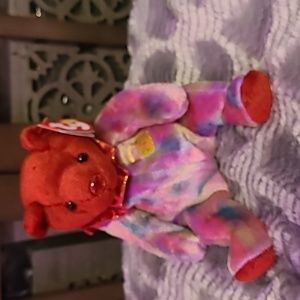 Ty Beanie Babies July The Bear Ruby The Birthday Beanie 2001